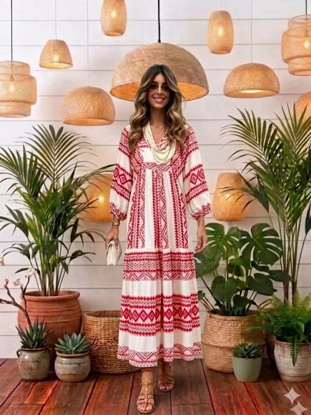 NWOT Boho MUMU (Loungewear) Maxi Dress